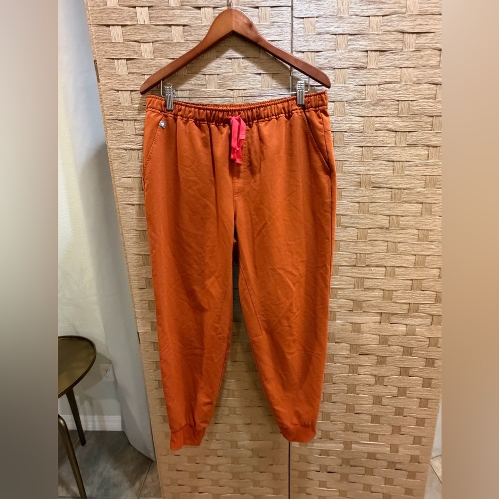 Figs Dirty Chai Uman Relaxed Jogger Scrub Pants Size LS